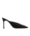 Amina Muaddi Camelia Mules In Multi