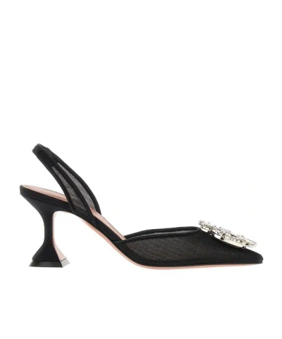 AMINA MUADDI POINTED HIGH-HEELED SANDALS