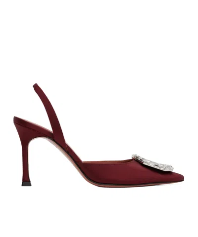 AMINA MUADDI POINTED HIGH-HEELED SANDALS