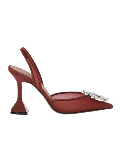 AMINA MUADDI POINTED HIGH-HEELED SANDALS