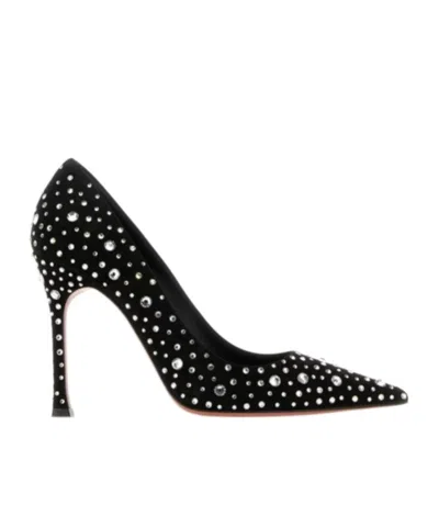 AMINA MUADDI POINTED HIGH HEELS
