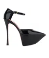 Amina Muaddi Woman Pumps Black Size 11 Leather In Black