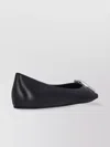 AMINA MUADDI POINTED TOE FLAT SOLE BALLERINA SHOES