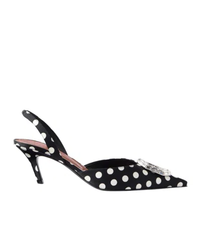 Amina Muaddi Pointed-toe High Heels In Black