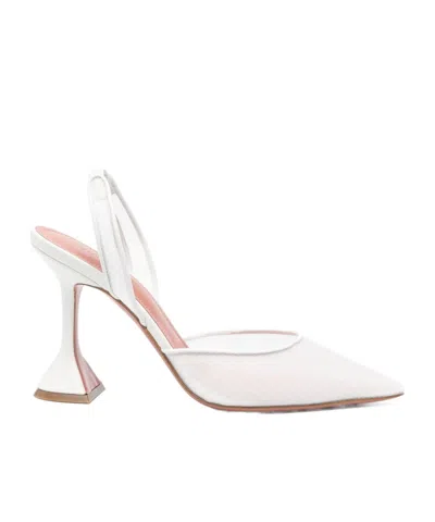 Amina Muaddi Pointed-toe High-heeled Sandals In Multi