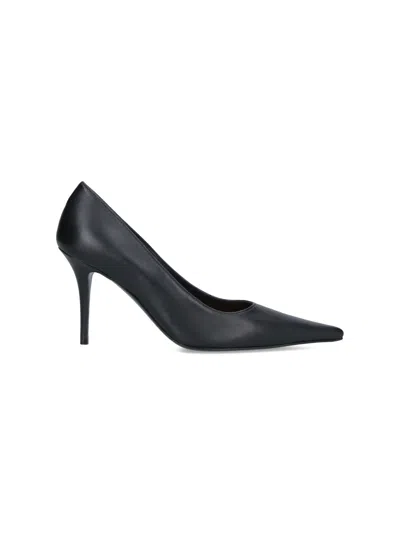 Amina Muaddi Pointed-toe Stiletto Pumps In Black