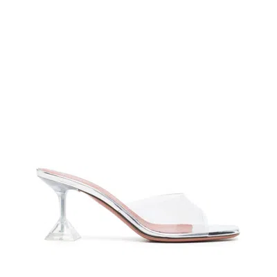 Amina Muaddi Polyester Sandals In Durchsichtig