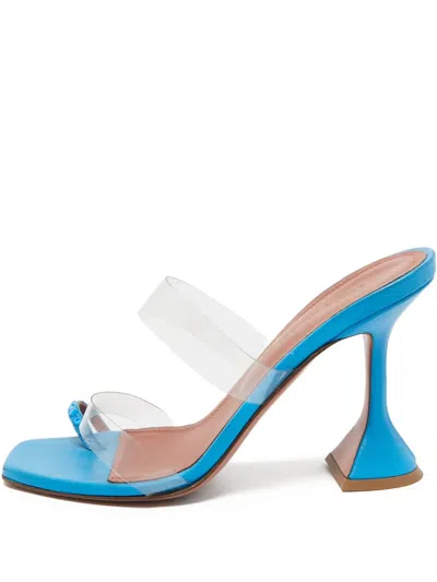 Pre-owned Amina Muaddi  100mm Sami Sandals