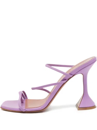 Pre-owned Amina Muaddi  110mm Naima Sandals