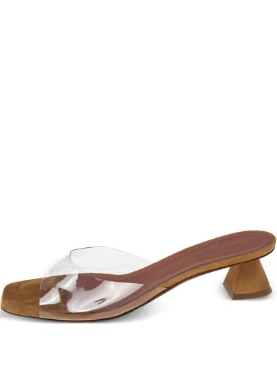 Pre-owned Amina Muaddi  40mm Lupita Sandals