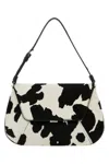 Amina Muaddi Printed Calf Hair Ami Shoulder Bag