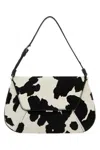 Amina Muaddi Printed Calf Hair Ami Shoulder Bag