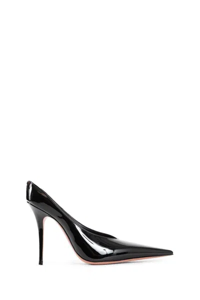 Amina Muaddi Woman Black Pumps