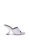 Amina Muaddi Taylor Sculptural Geometric Heel Pumps