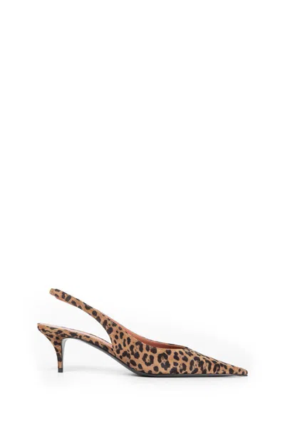 Amina Muaddi Pumps In Animal Print