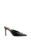 Amina Muaddi Camelia Mules In Multi