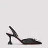 Amina Muaddi Women's Begum Mesh Slingback Pumps In Black