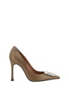 Amina Muaddi Pumps In Brown