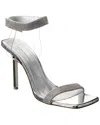 Amina Muaddi Rih 95mm Crystal-embellished Sandals In Silver