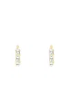 Amina Muaddi Ring Earring In White