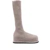 Amina Muaddi Veneda 15 Knee-high Sock Boots