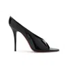 Amina Muaddi Anok Slipper 105 Patent Black 105 Mm Sm In Black