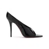 Amina Muaddi Anok Slipper 105 Patent Black 105 Mm Sm In Black