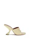 Amina Muaddi Women Taylor Sandals In Sand