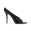 Amina Muaddi Anok Slipper 105 Patent Black 105 Mm Sm