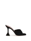 Amina Muaddi Women Lupita Sandals In Black