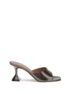 Amina Muaddi 70mm Lupita Sandals In Multi