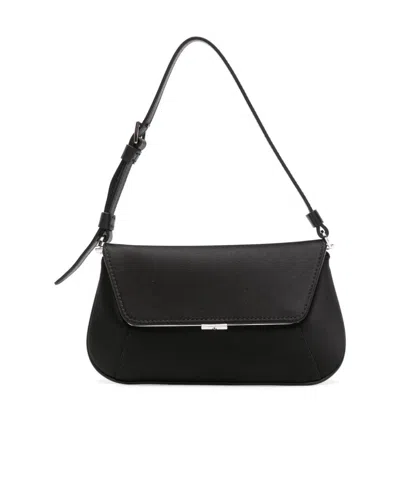 AMINA MUADDI SATIN MINI HANDBAG