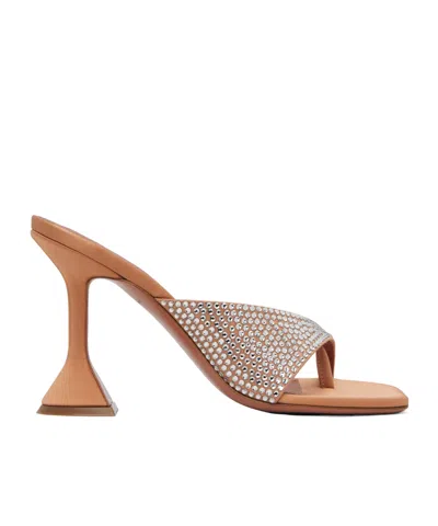 AMINA MUADDI SHIONA SLIPPER 95 HIGH-HEELED SANDALS