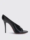 Amina Muaddi Anok Leather Sandals In Black