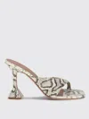 Amina Muaddi Shoes  Woman Color Ivory In White