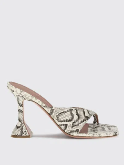 Amina Muaddi Shoes  Woman Color Ivory In White