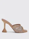 Amina Muaddi Shoes  Woman Color Milk In White