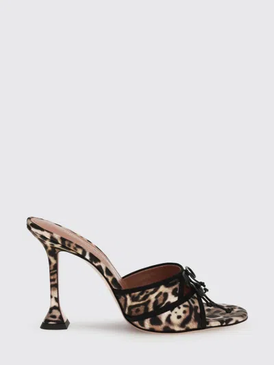 Amina Muaddi Shoes Woman  In Brown