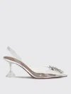 Amina Muaddi Shoes  Woman Color Transparent In Transparent