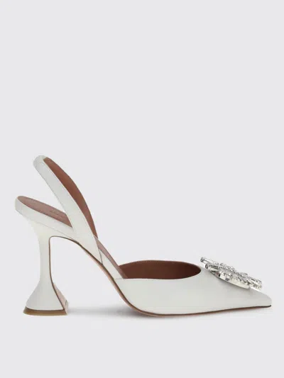 Amina Muaddi Shoes  Woman Color White