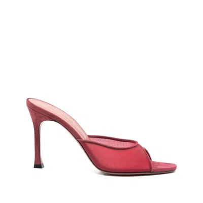 Amina Muaddi Shoes In Red