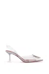 Amina Muaddi Pumps In White