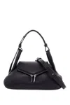 Amina Muaddi Small Gemini Shoulder Bag In Black