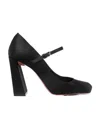 Amina Muaddi 95mm Charlotte Satin Pumps In Black
