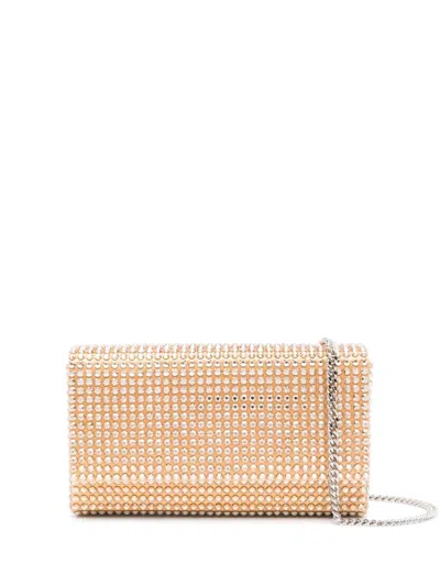 Amina Muaddi Superamina Paloma Mini Bag In Orange