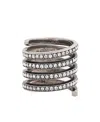 Amina Muaddi Surround The Ring In Gray