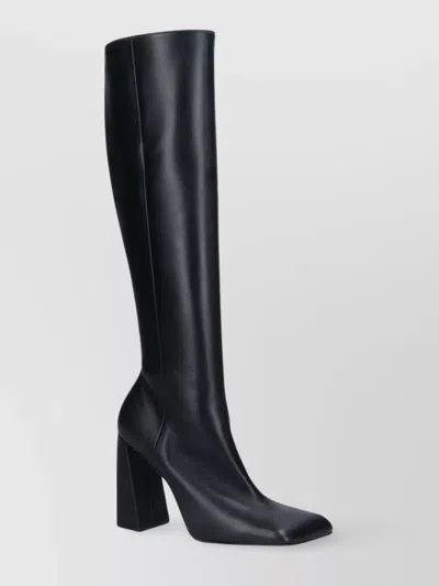 AMINA MUADDI TALL BOOTS WITH SQUARE TOE AND HIGH HEEL