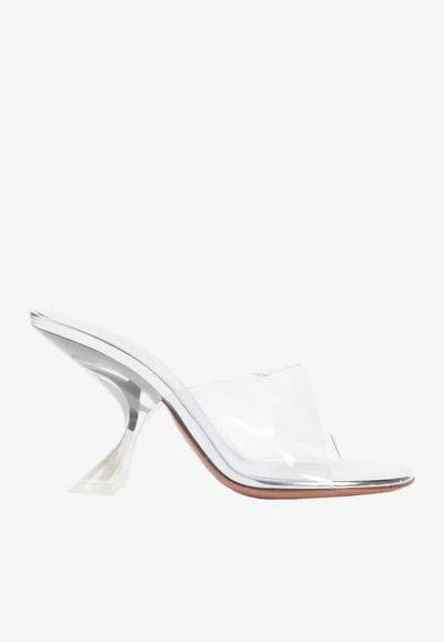 AMINA MUADDI TAYLOR 90 GLASS SANDALS