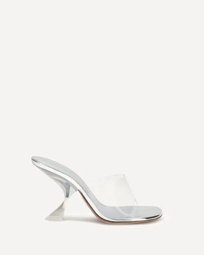 AMINA MUADDI TAYLOR GLASS SANDALS