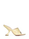 Amina Muaddi Patent Taylor Heeled Mules 90